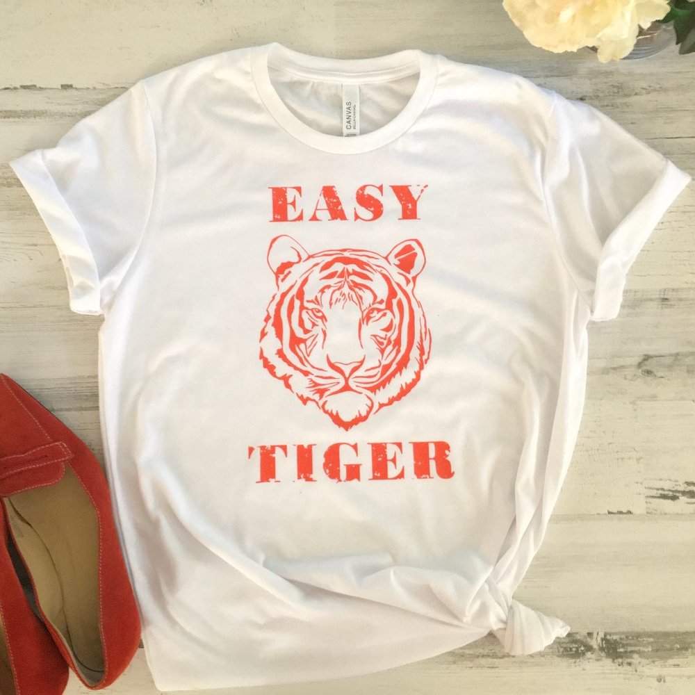 Easy Tiger T-Shirt Novelty Graphic Tee